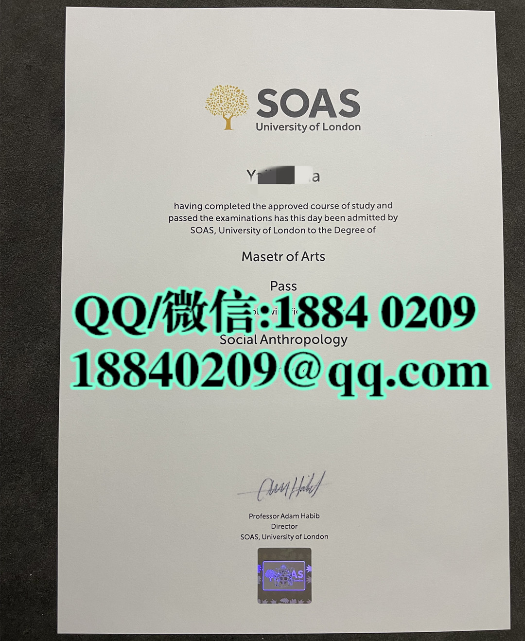 伦敦大学亚非学院毕业证学位证，School of Oriental and African Studies diploma degree